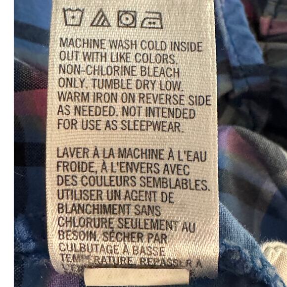 Tea Collection Girls 16 Blue Plaid Cotton Romper Jumpsuit Summer Outfit - Picture 6 of 6